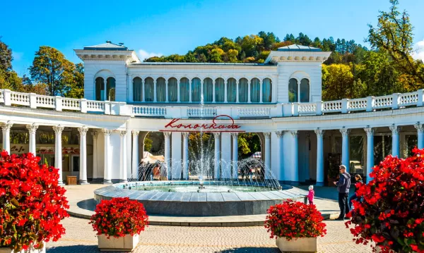 Расположение санатория "Вернисаж"-фотография