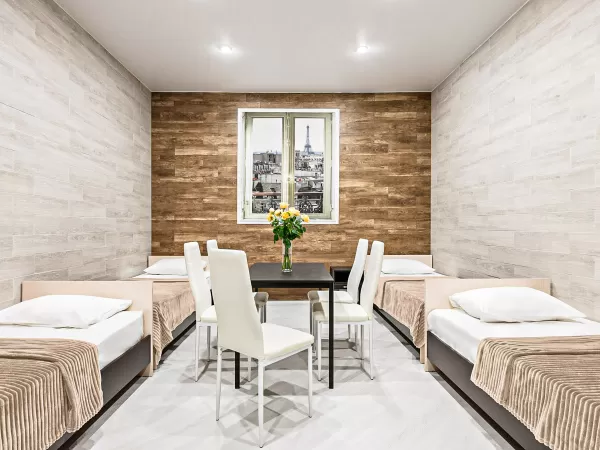 Номер категории Стандарт «Для пятерых без окна +» в санатории «Вернисаж» в г. Кисловодске - фотография