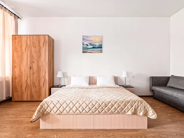 Номер категории Стандарт «Семейный двухкомнатный» в санатории «Вернисаж» в г. Кисловодске - фотография