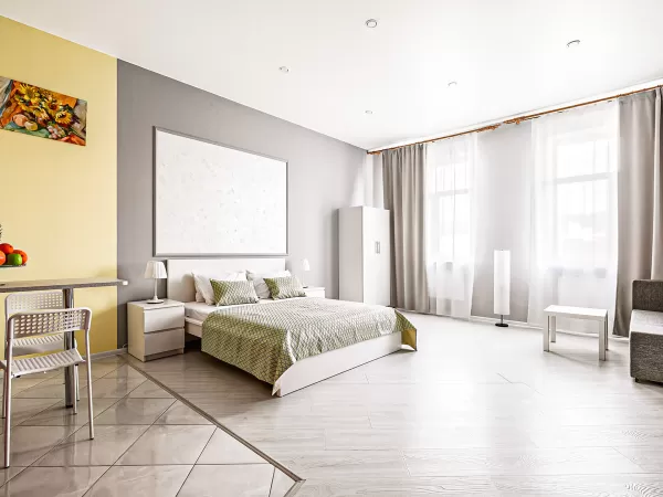 Номер категории Комфорт «Стандарт» в санатории «Вернисаж» в г. Кисловодске - фотография