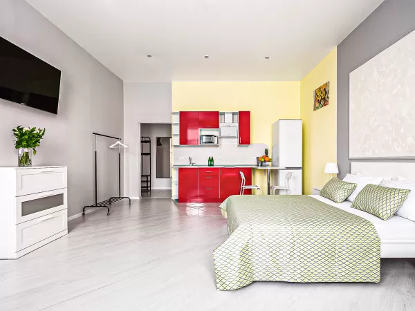 Номер категории Комфорт «Стандарт» в санатории «Вернисаж» в г. Кисловодске - фотография