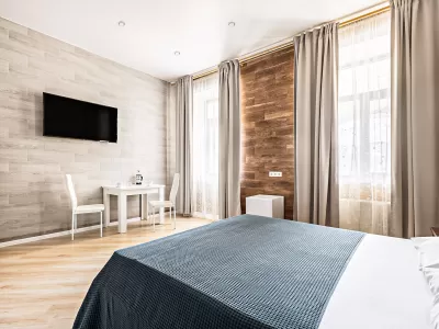 Номер категории Стандарт «Для двоих» в санатории «Вернисаж» в г. Кисловодске - фотография